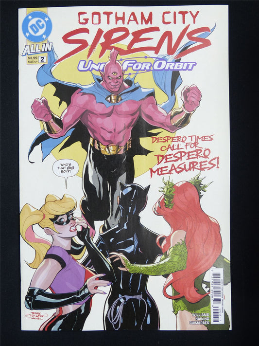 GOTHAM City Sirens: unfit for Orbit #2 - Sep 2025 DC Comic #1X4