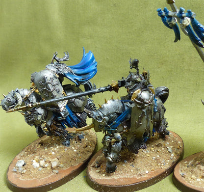Chaos Knights painted - Slaves to Darkness - Warhammer AoS #F9
