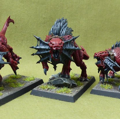 Flesh Hounds painted - Daemons of Chaos - Warhammer Old World #405