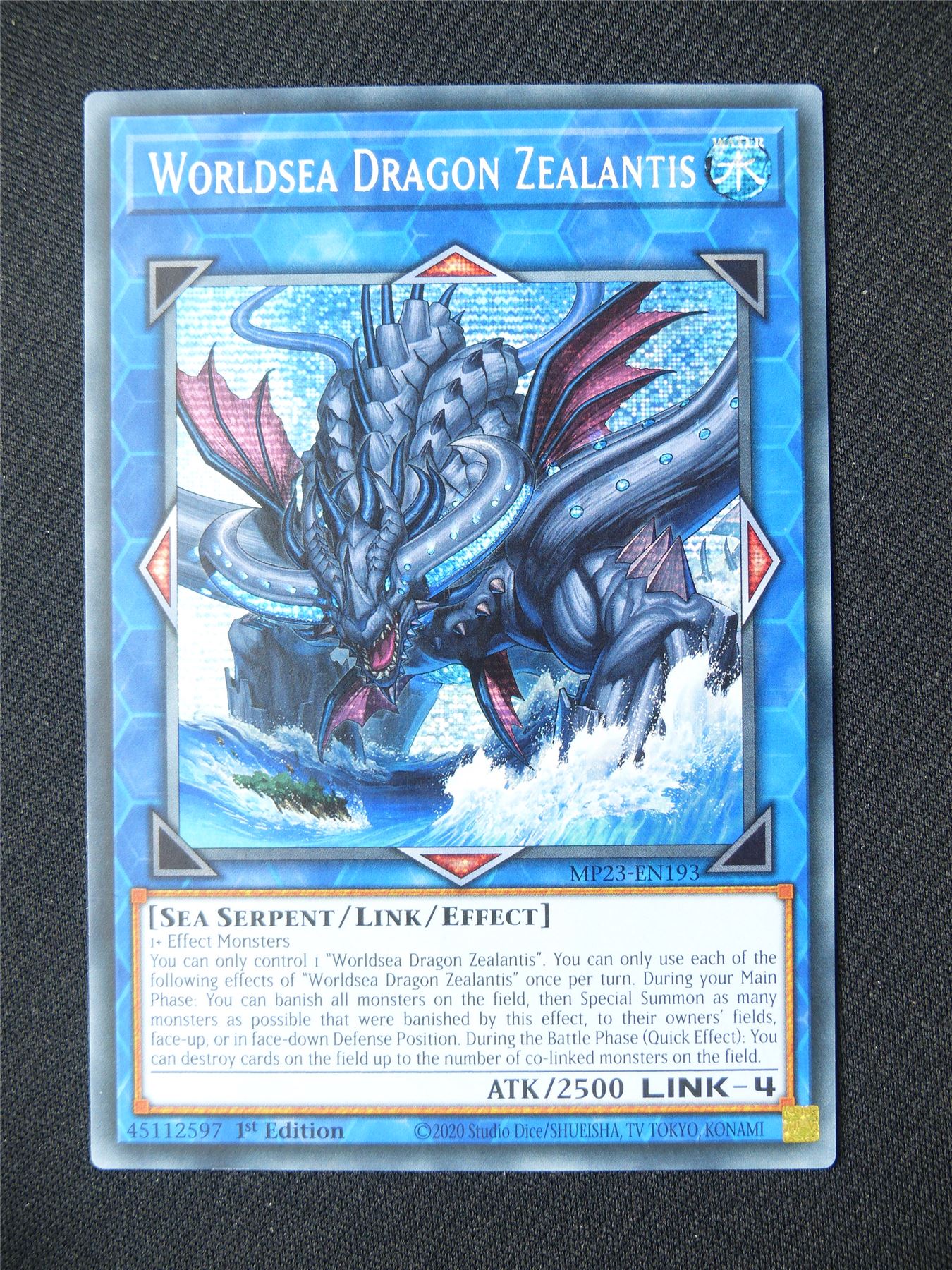 Worldsea Dragon Zealantis MP23 Secret Rare - 1st ed Yugioh Card #937