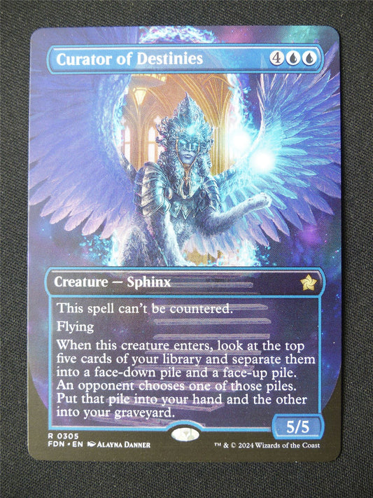 Curator of Destinies Borderless - FDN - Mtg Card #944