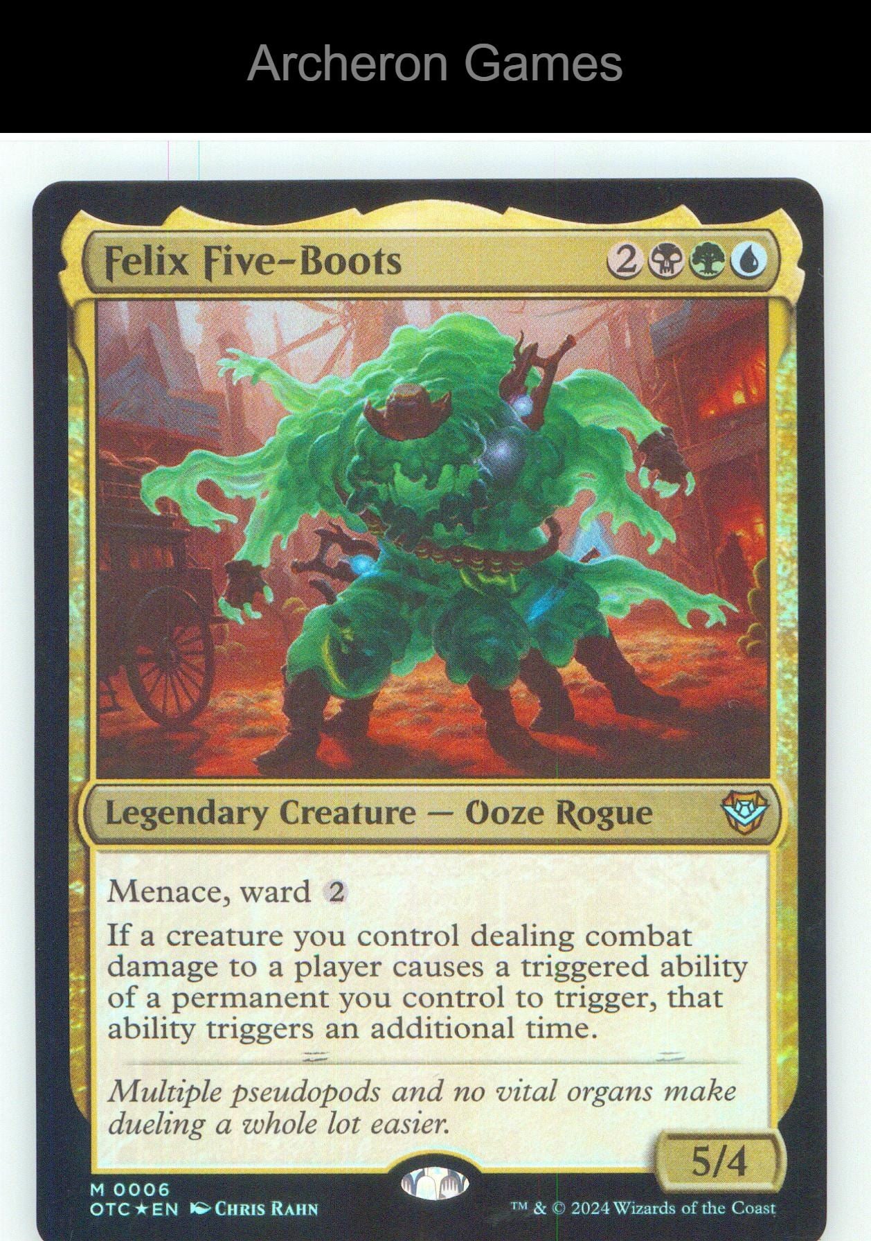 Felix Five-Boots OTC 6 Mythic MTG Card NM/EX+ Foil