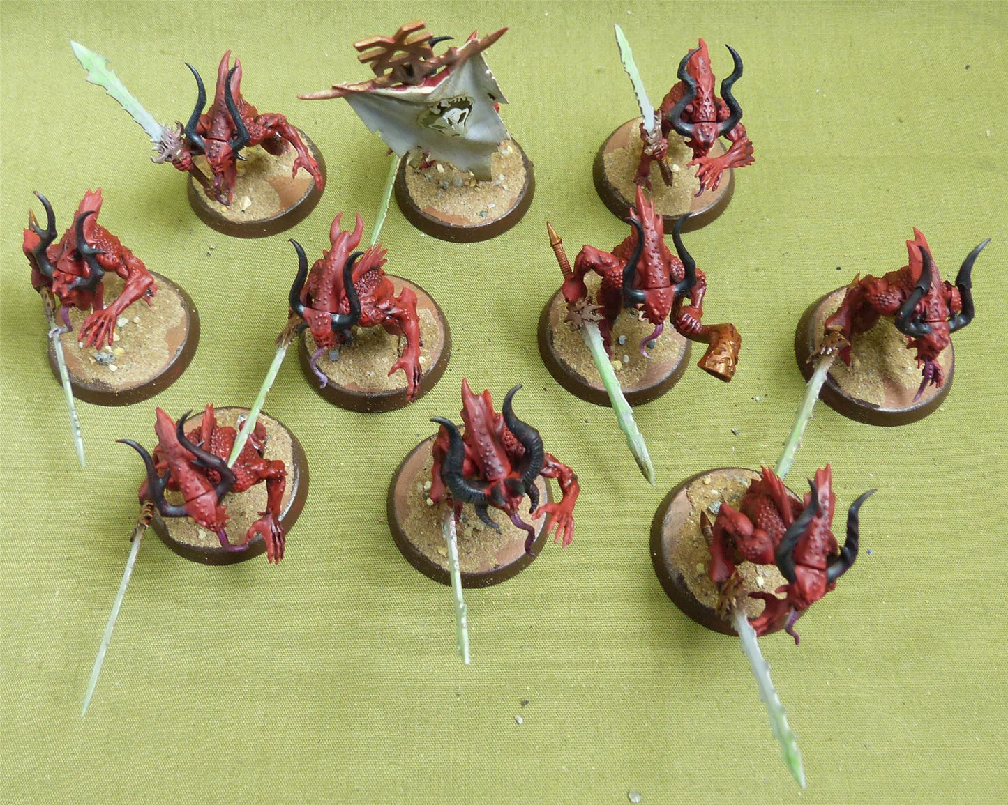 Bloodletters painted - Chaos Daemons - Warhammer 40K #KA