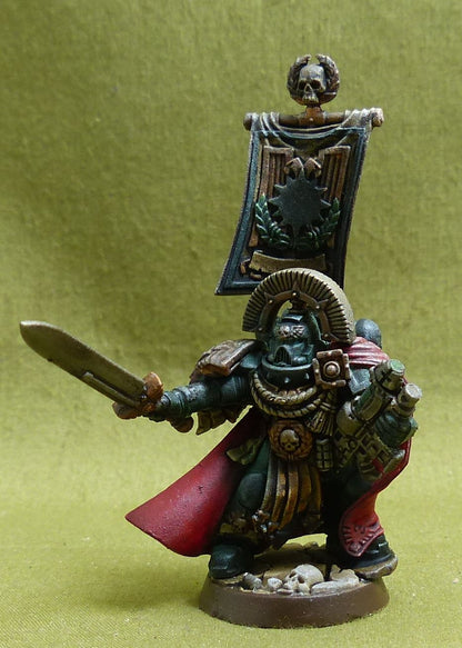 Space Marine Captain painted - Dark Angels - Warhammer 40K #3J8