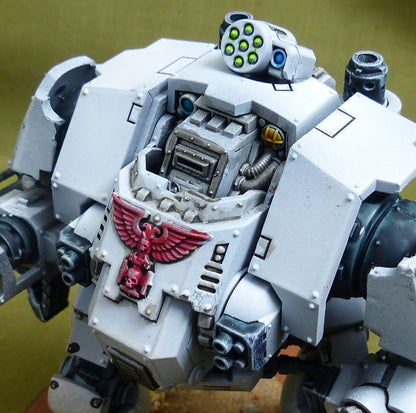 Primaris Redemptor Dreadnought painted - White Scars - Warhammer 40K #4PE