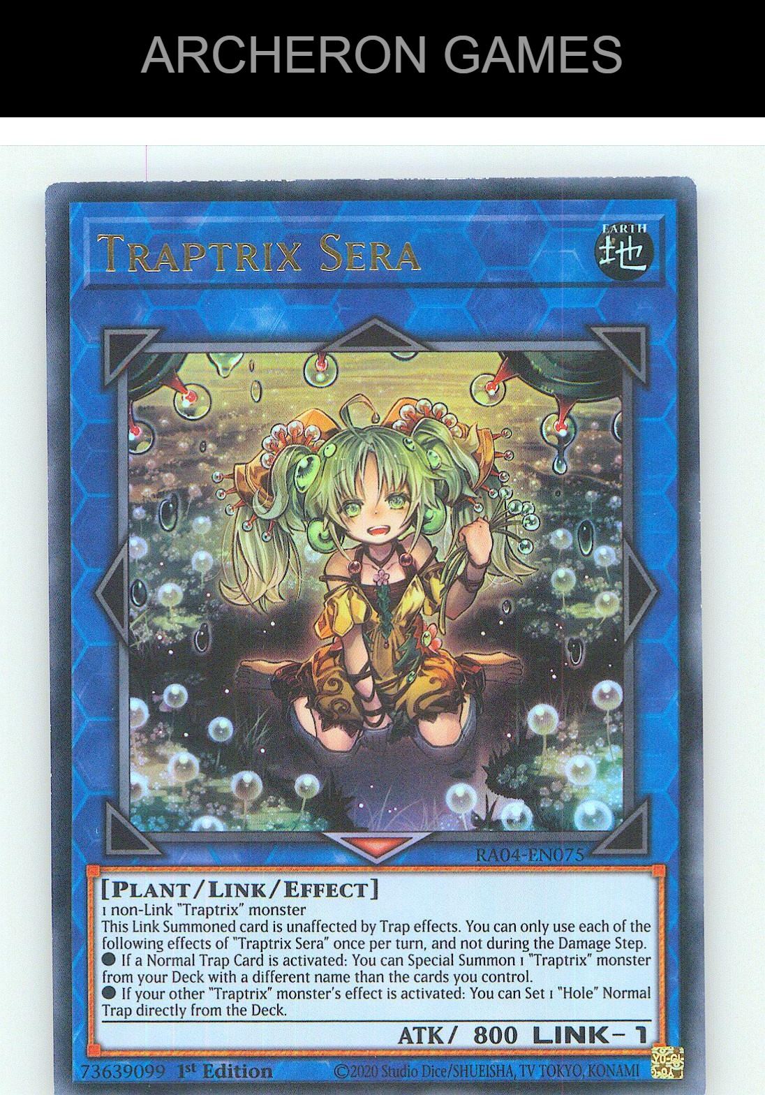 Traptrix Sera (UR) Ultra Rare YUGIOH Card 1st Edition