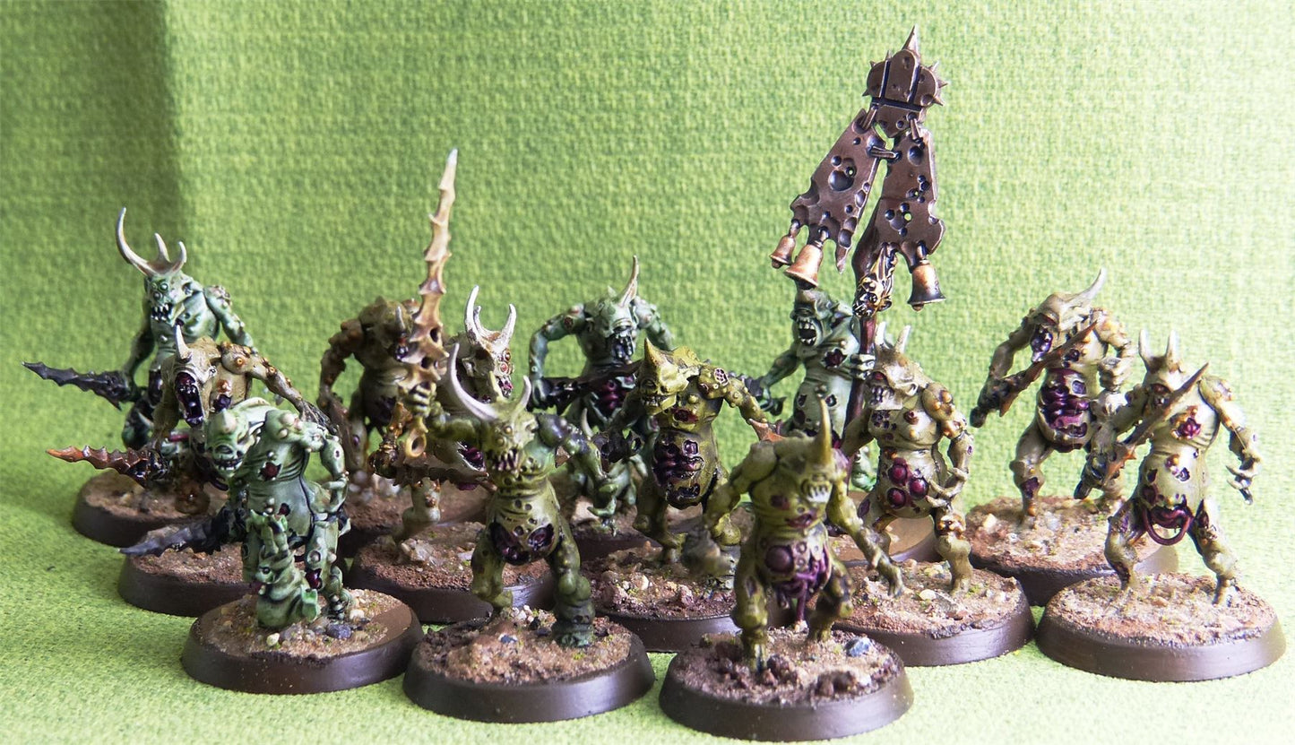 Nurgle - Plaguebearers set of 13  - Warhammer AoS 40k #2T