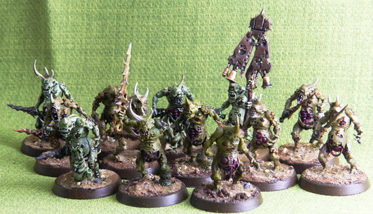 Nurgle - Plaguebearers set of 13  - Warhammer AoS 40k #2T