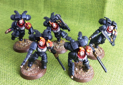 Assault Intercessors with Jump Packs Painted - Space Marines - Warhammer AoS 40k #IV
