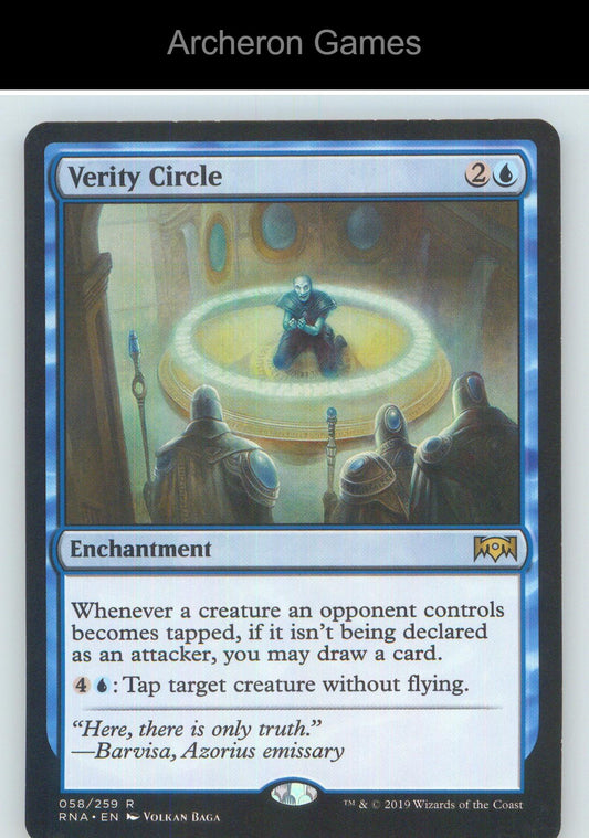 Verity Circle RNA 58 R MTG Card NM/EX+