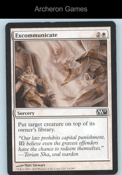 Excommunicate 14 C MTG Card Magic 2011 (M11)