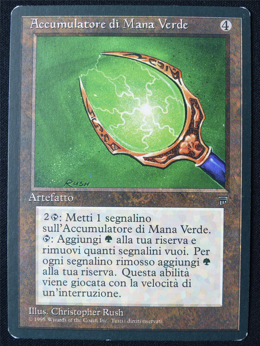 Green Mana Battery Italian played - LEG - Mtg Card #1QX
