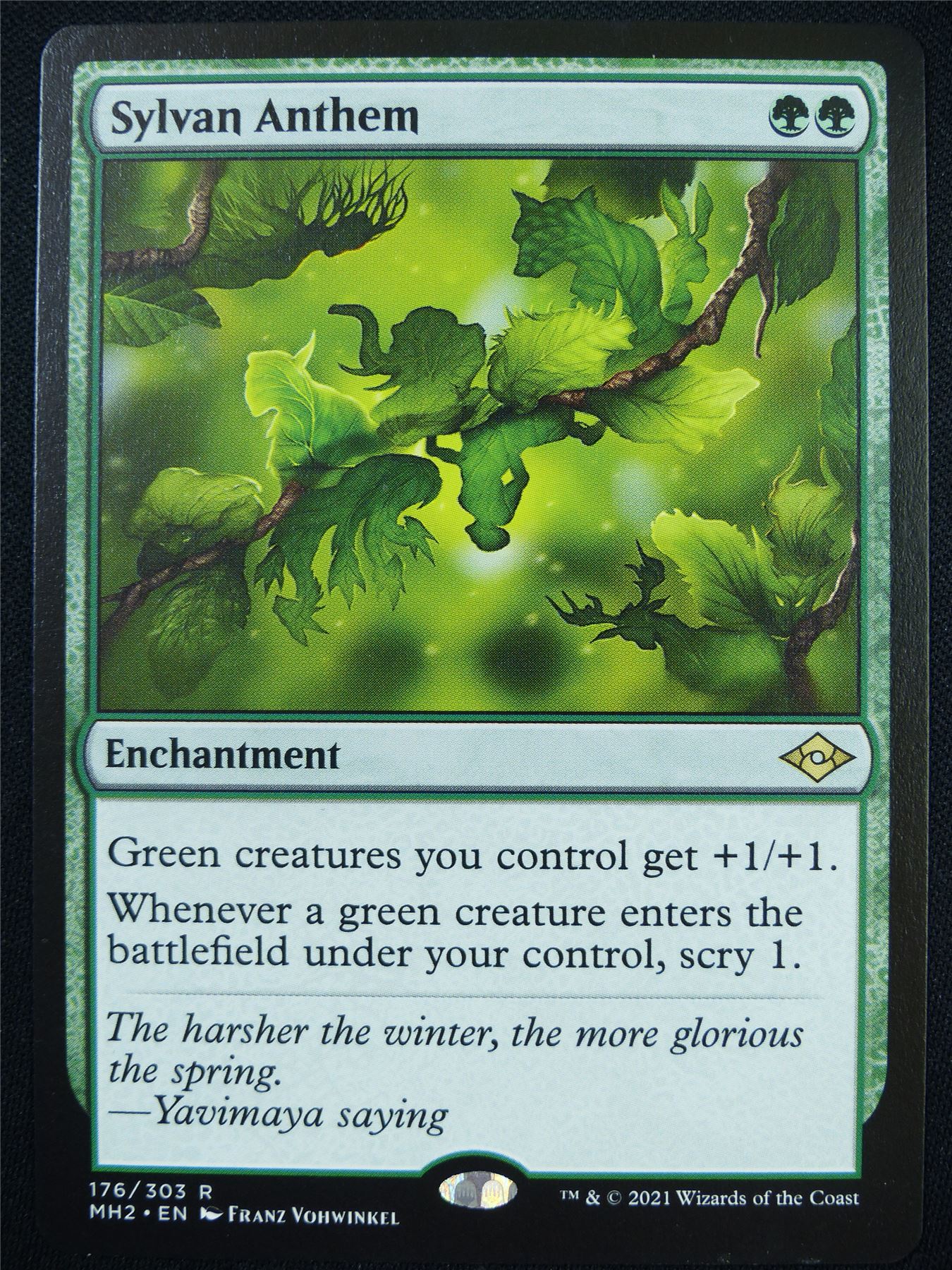 Sylvan Anthem - MH2 - Mtg Card #60F