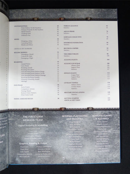 Firestorm Armada - Miniatures Rulebook Hardback #1WP