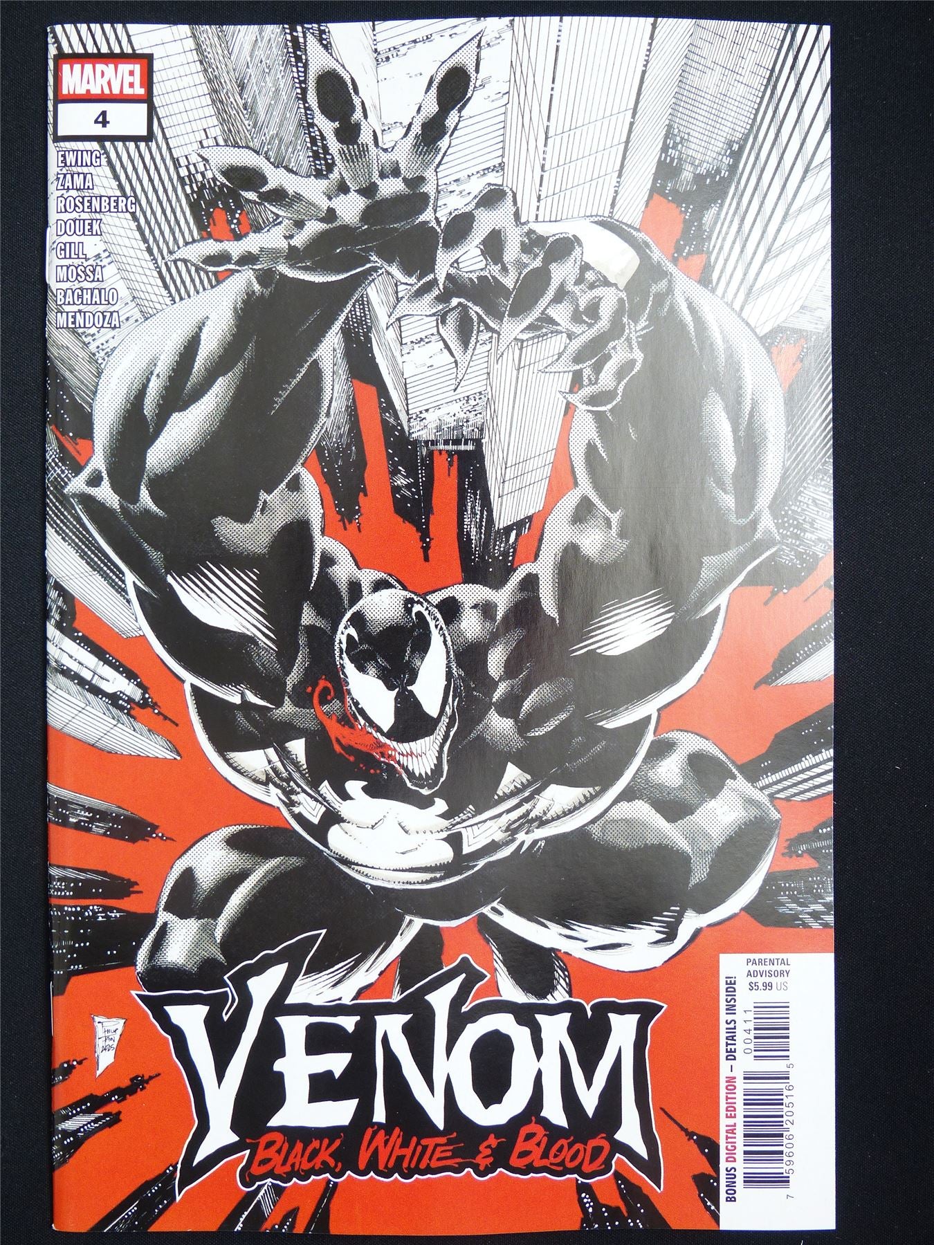VENOM: Black White & Blood #4 - Jan 2026 Marvel Comic #6NM