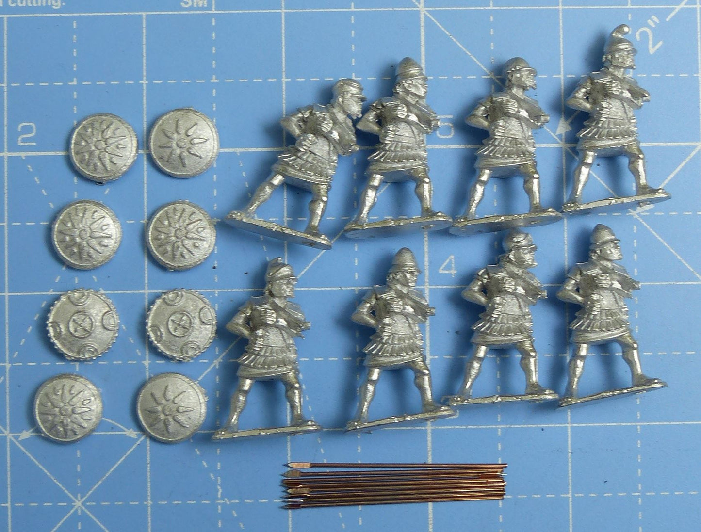 Armoured Macedonian Pikemen WG122 Metal - Wargames Foundry Miniatures #26Q
