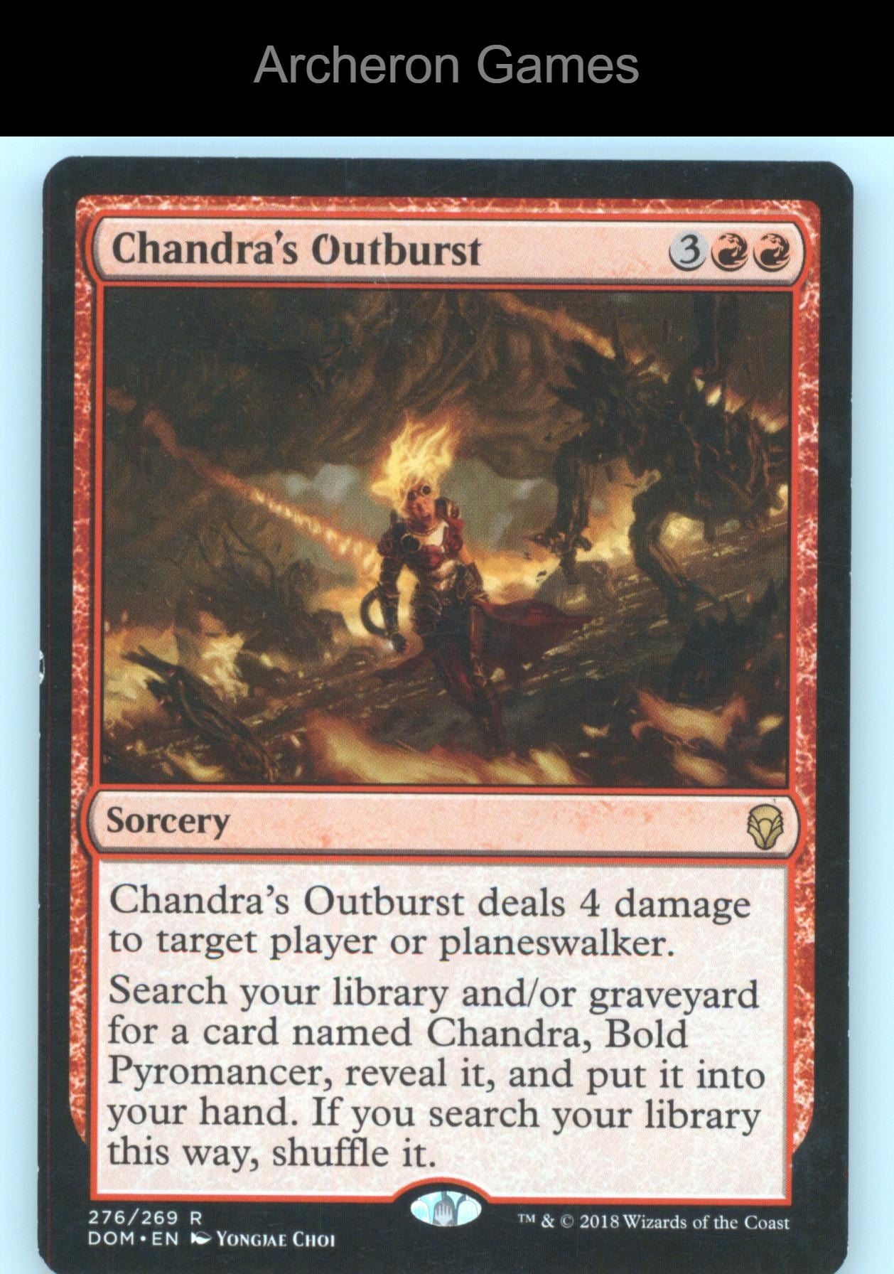 Chandra's Outburst 276 R MTG Card Dominaria