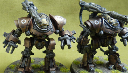 Castellax Battle-automata Maniple painted - Mechanicum - Warhammer Horus Heresy #EP