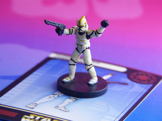 Clone Trooper Commander 08/60 - Star Wars Miniatures Game #56N