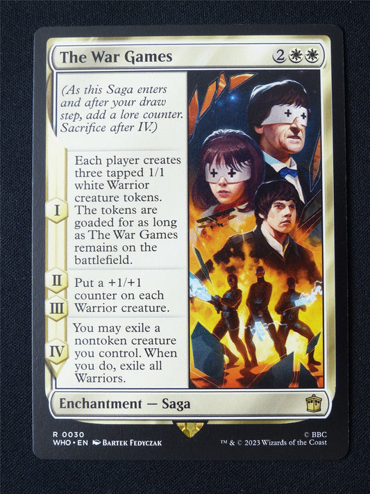 The War Games - WHO - Mtg Card #33L