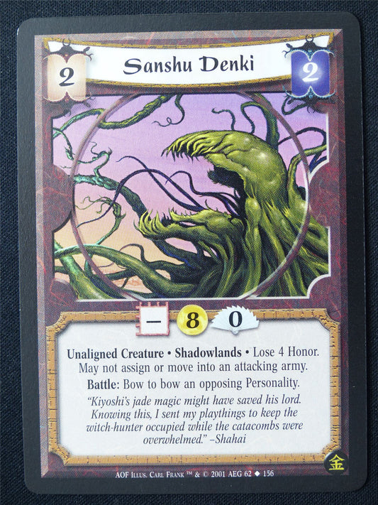 Sanshu Denki - AOF - Legend of the Five Rings L5R Card #105