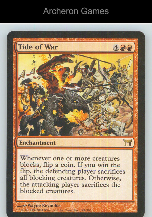 Tide of War CHK 194 R MTG Card NM/EX+