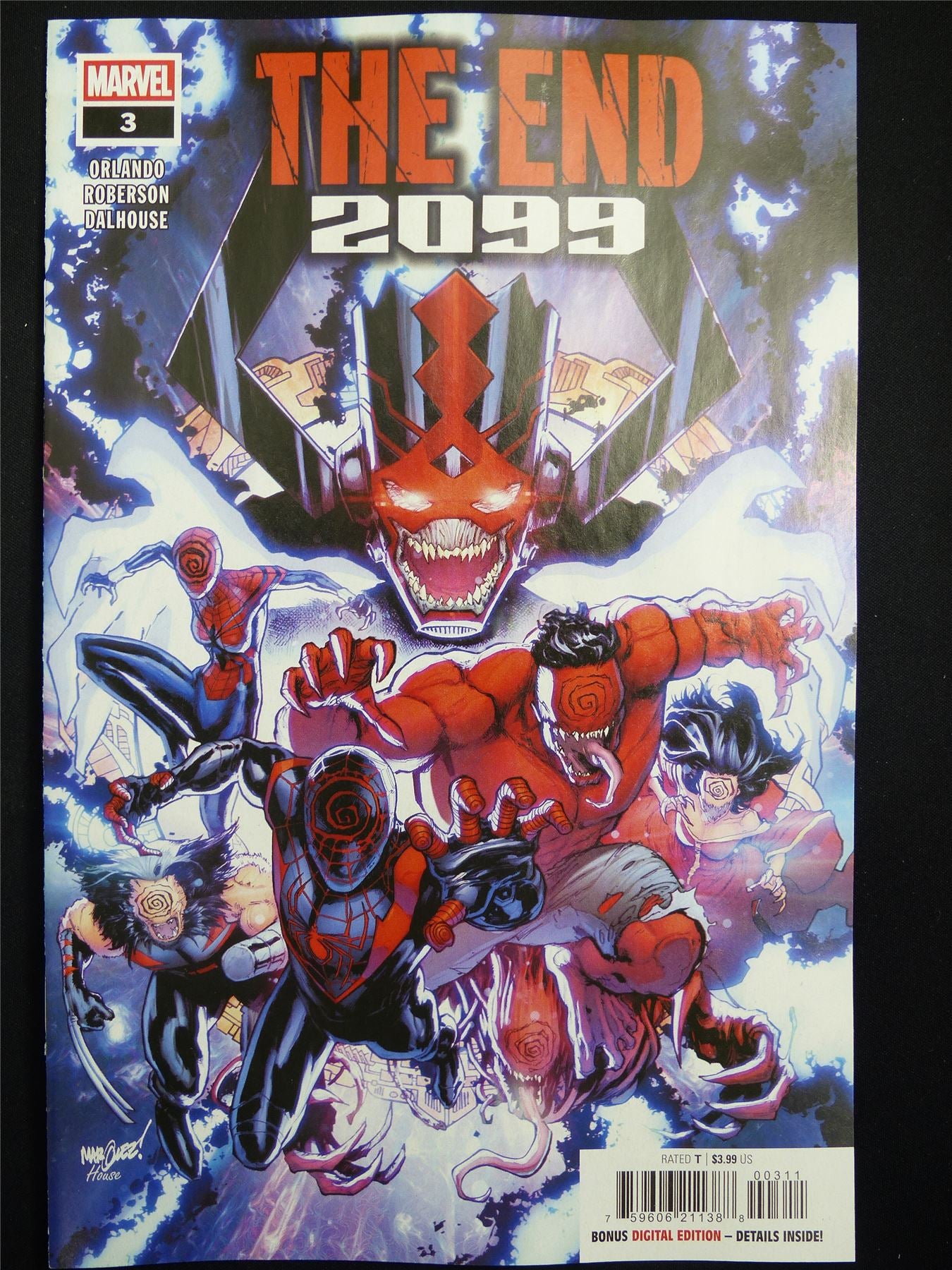 The END 2099 #3 - B&B Apr 2026 Marvel Comic #2WE