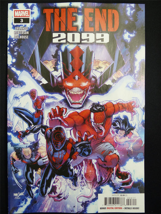 The END 2099 #3 - B&B Apr 2026 Marvel Comic #2WE