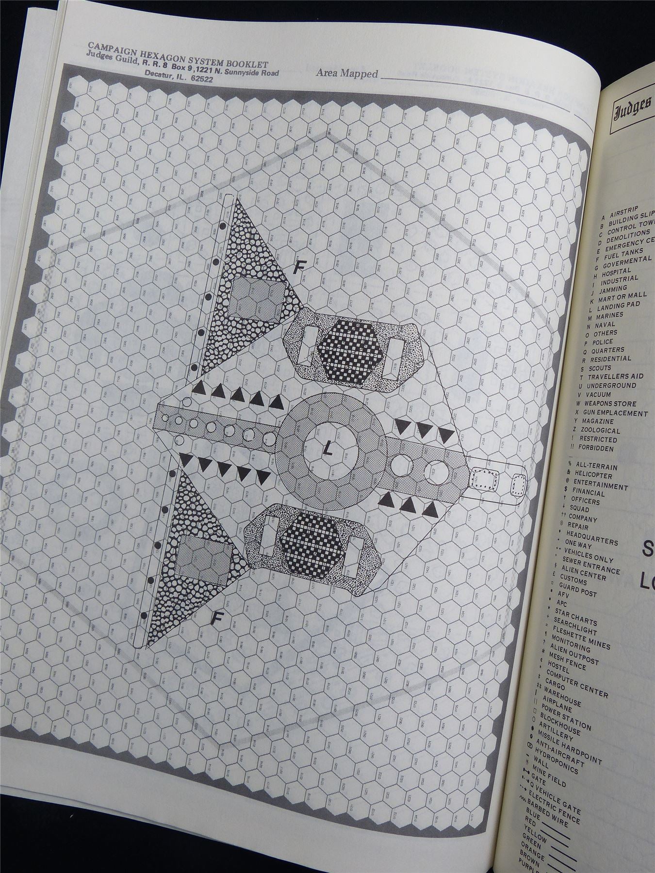 Traveller: Fifty Starbases Mapping System - Judge Guild Roleplaying Booklet #2SL