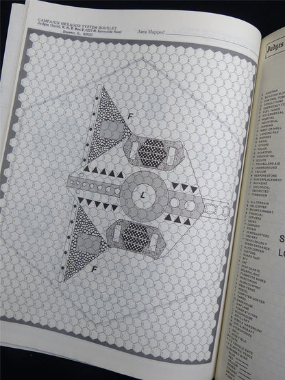 Traveller: Fifty Starbases Mapping System - Judge Guild Roleplaying Booklet #2SL