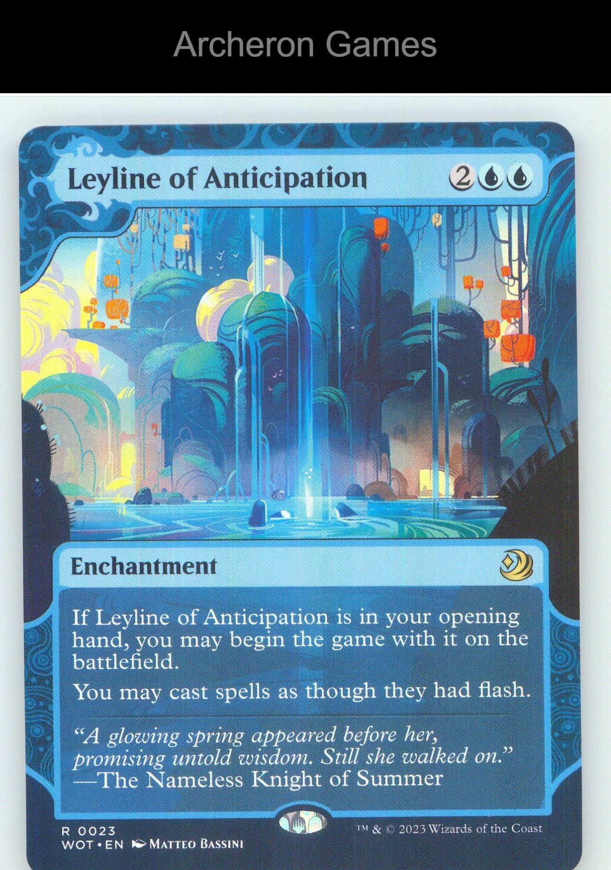 Leyline of Anticipation WOT 23 R MTG Card NM/EX+