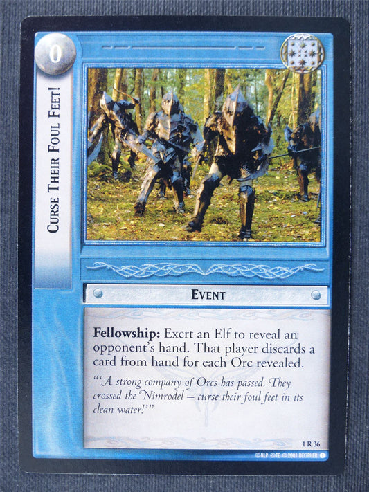 Curse Their Foul Feet! 1 R 36 - LotrR Cards #3D7