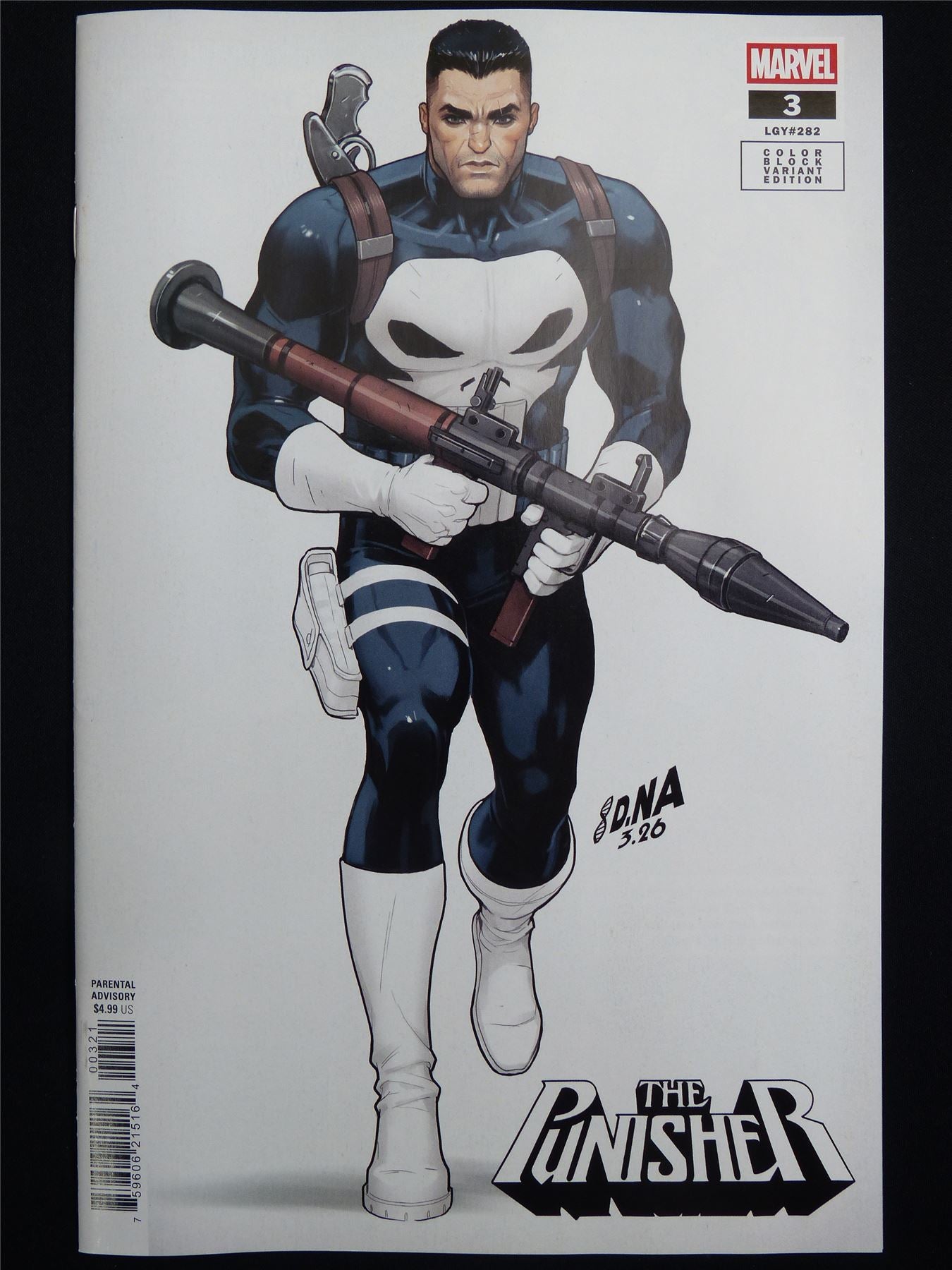 The PUNISHER #3 Color Block Variant Cvr B - Jun 2026 Marvel Comic #4RW