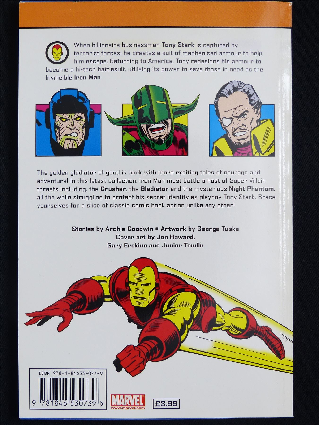 Invincible Iron Man: Unmasked - Hand-size Marvel Graphic Softback #8T