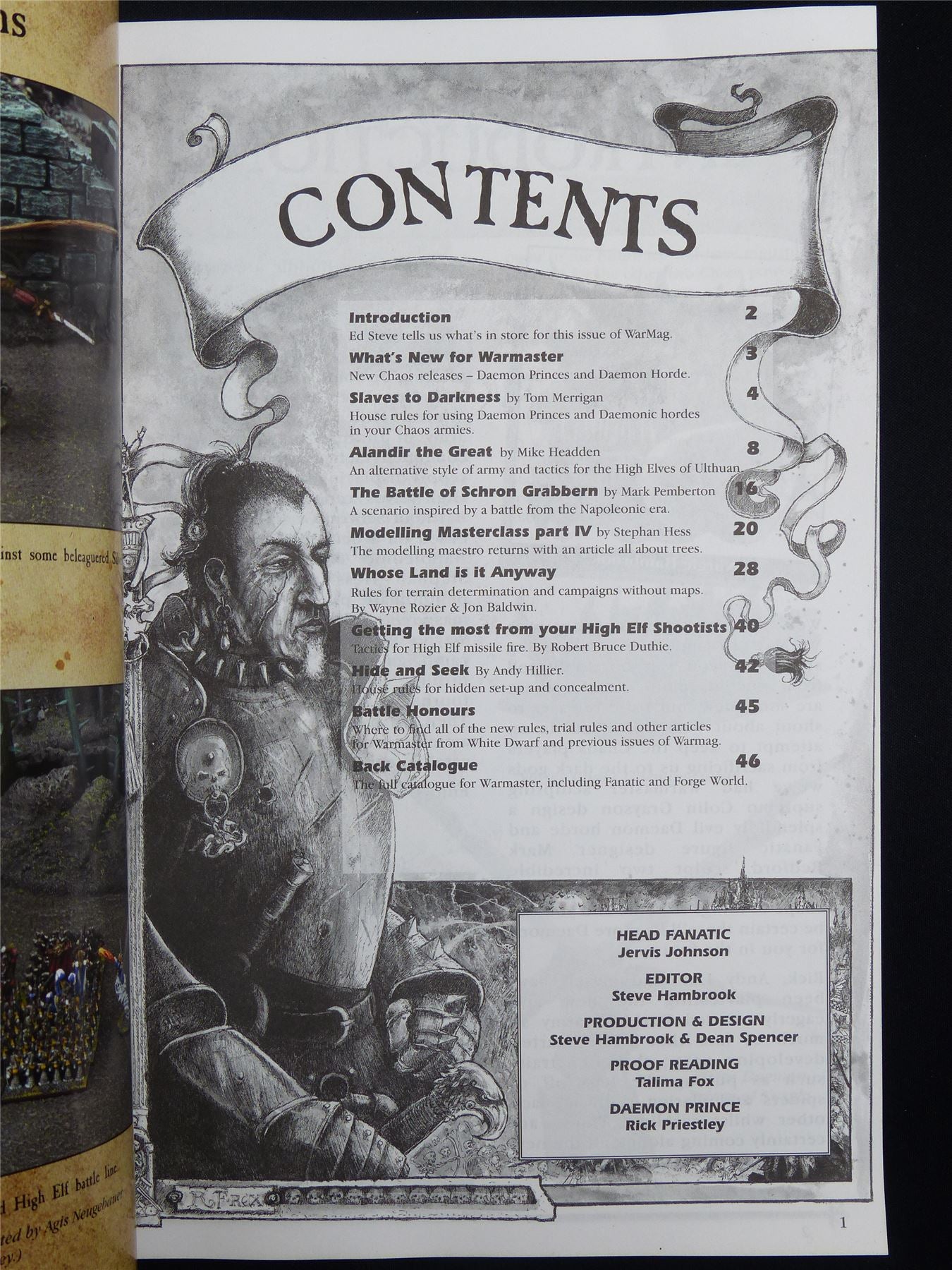 Warmaster #10 Slaves to Darkness - Games Workshop Magazine #1NF