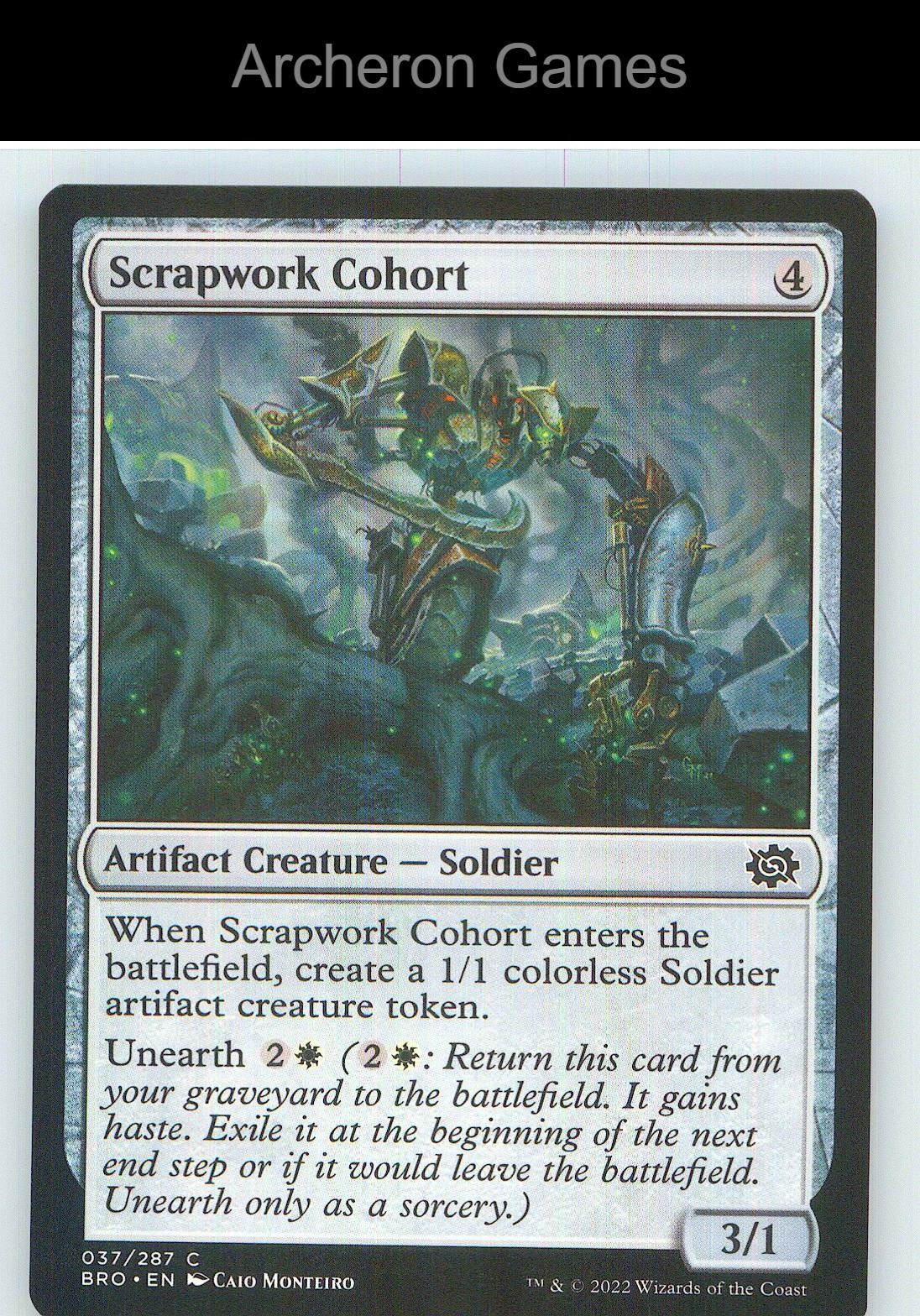 Scrapwork Cohort BRO 37 C MTG Card NM/EX+
