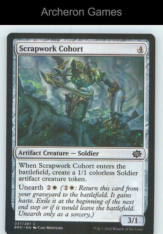 Scrapwork Cohort BRO 37 C MTG Card NM/EX+
