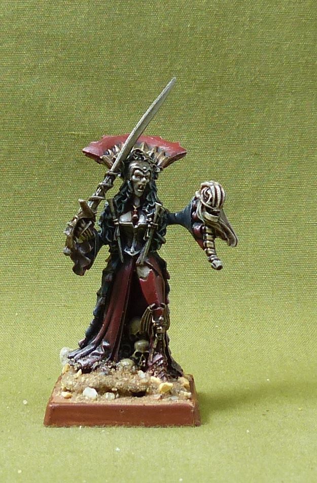 Female Vampire Lord painted Finecast OOP - Warhammer Old World #4HH