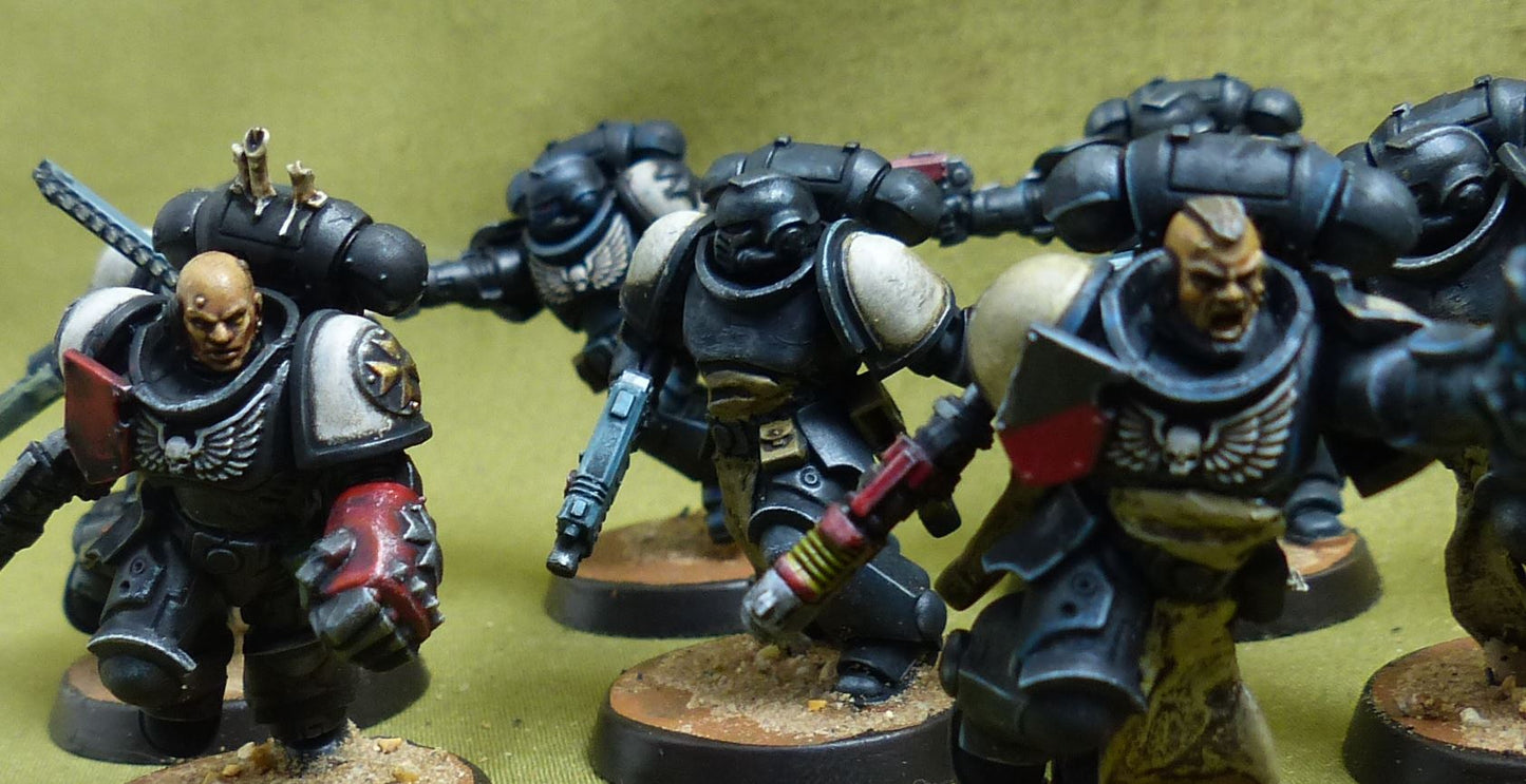 Assault Intercessor Squad painted - Space Marines - Warhammer 40K #5BO