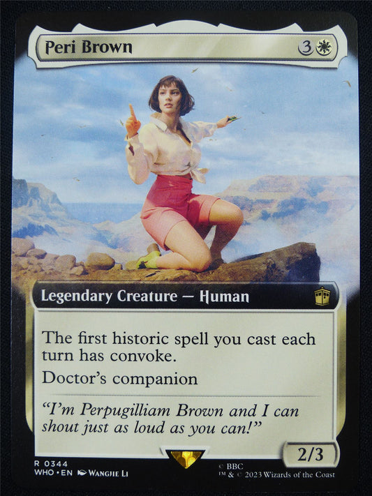 Peri Brown Extended Art - WHO - Mtg Card #8Z