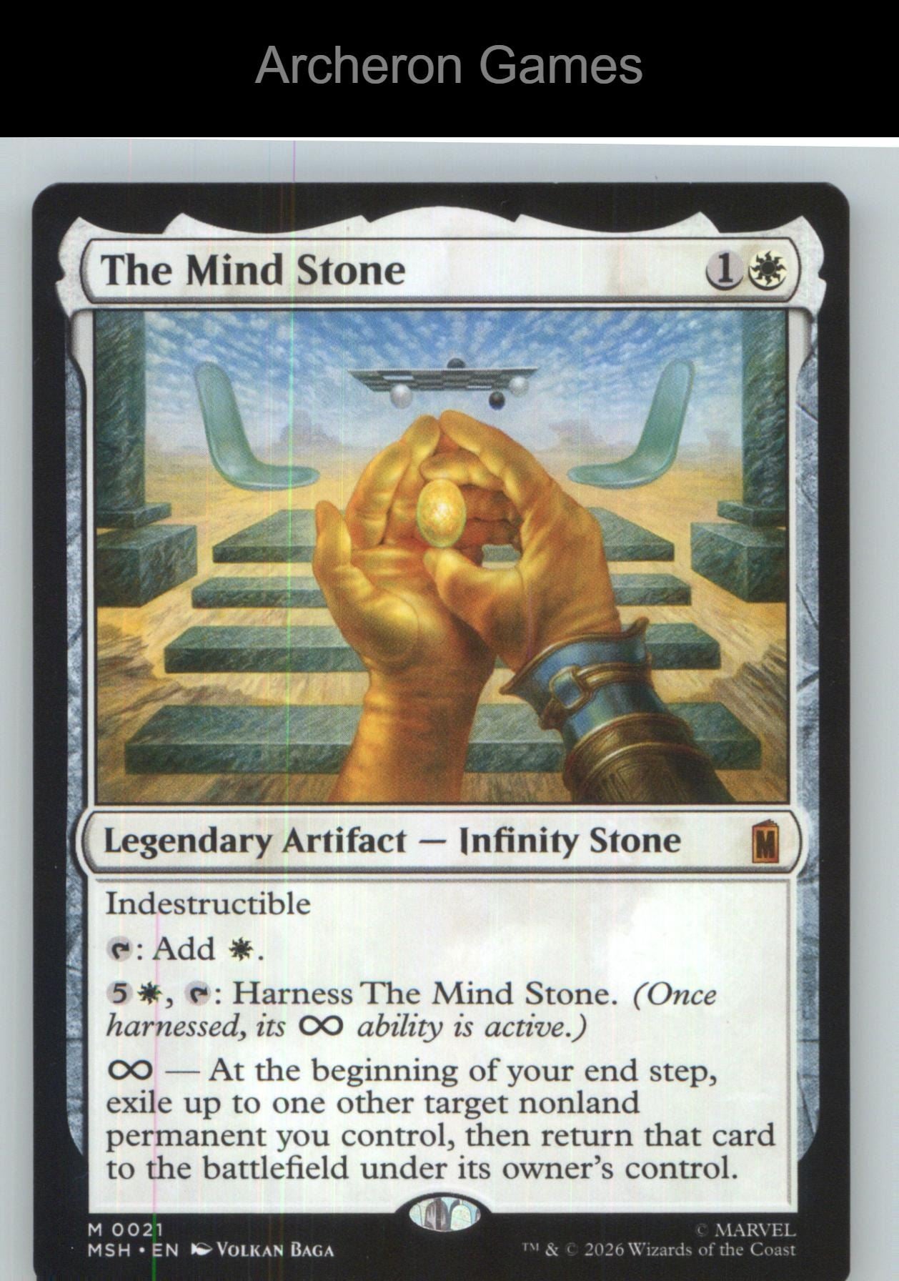The Mind Stone MSH 21 Mythic MTG Card NM/EX+