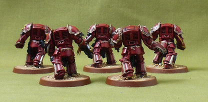 Khorne Terminator Squad painted - Chaos Space Marines - Warhammer 40K #4HJ