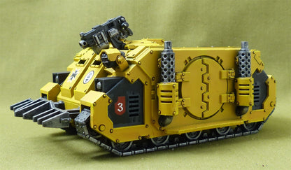 Deimos Pattern Rhino painted - Imperial Fists - Warhammer Horus Heresy #7V3