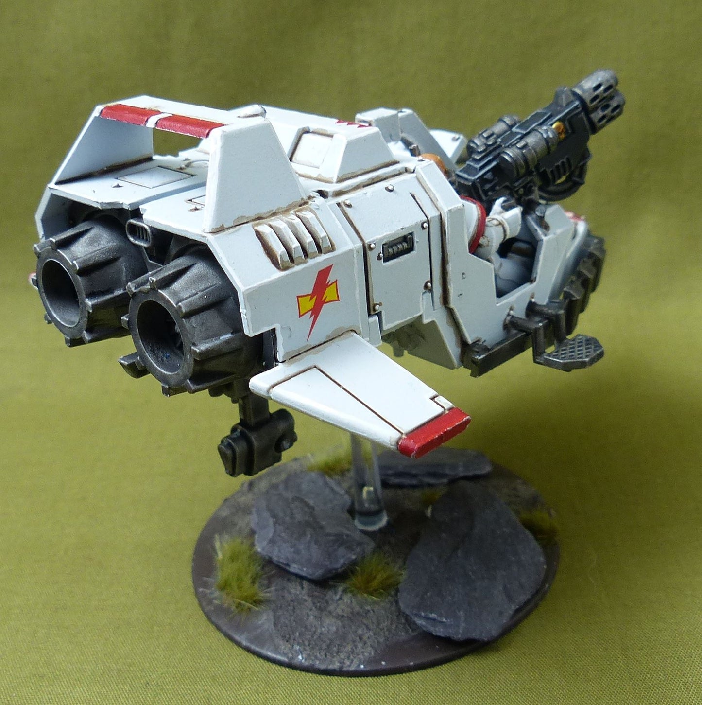Land Speeder - Space Marines White Scars - Warhammer 40K #2G4