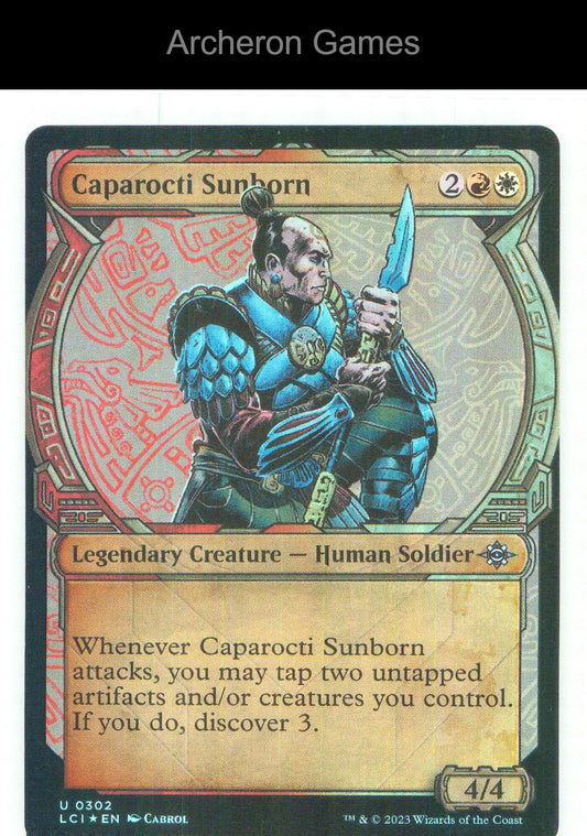 Caparocti Sunborn (Showcase) LCI 302 UC MTG Card NM/EX+ Foil