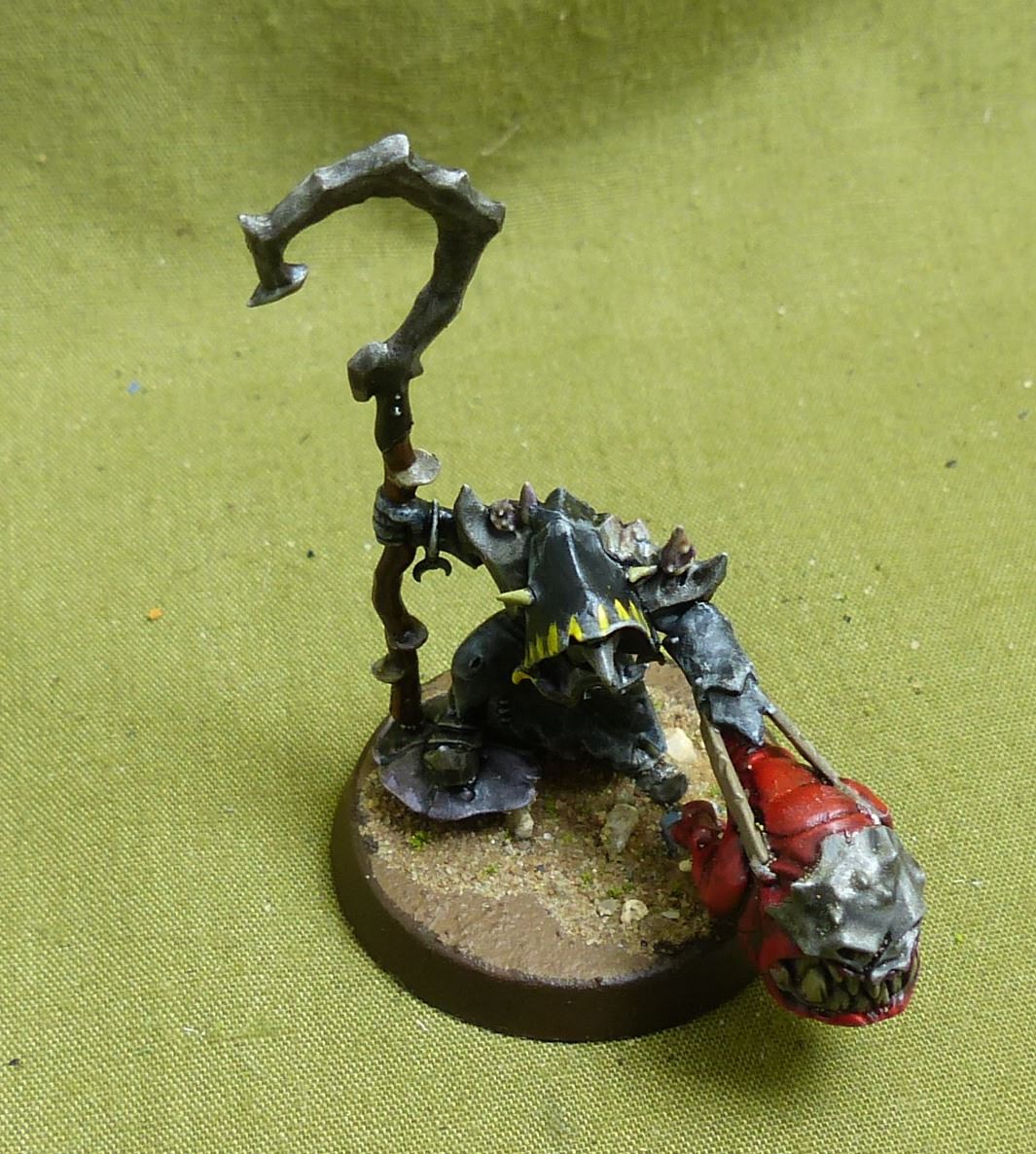 Squigboss with Gnasha-squig painted - Gloomspite Gitz - Warhammer AoS #16N