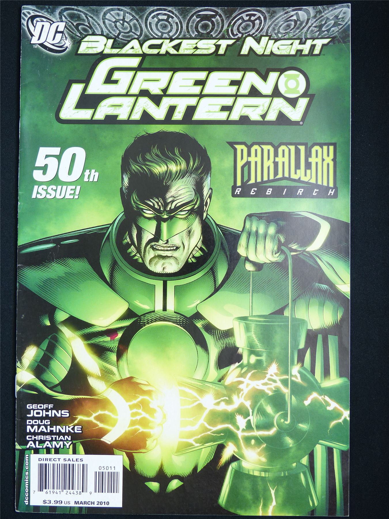 GREEN Lantern #50 Blackest Night - DC Comic #6E6