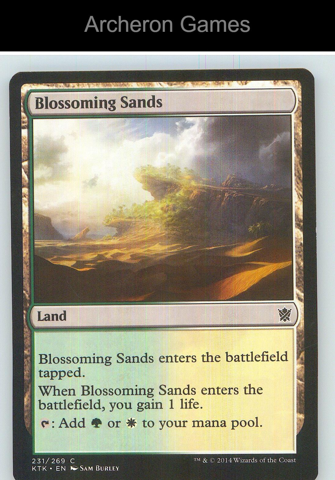 Blossoming Sands KTK 231 C MTG Card NM/EX+