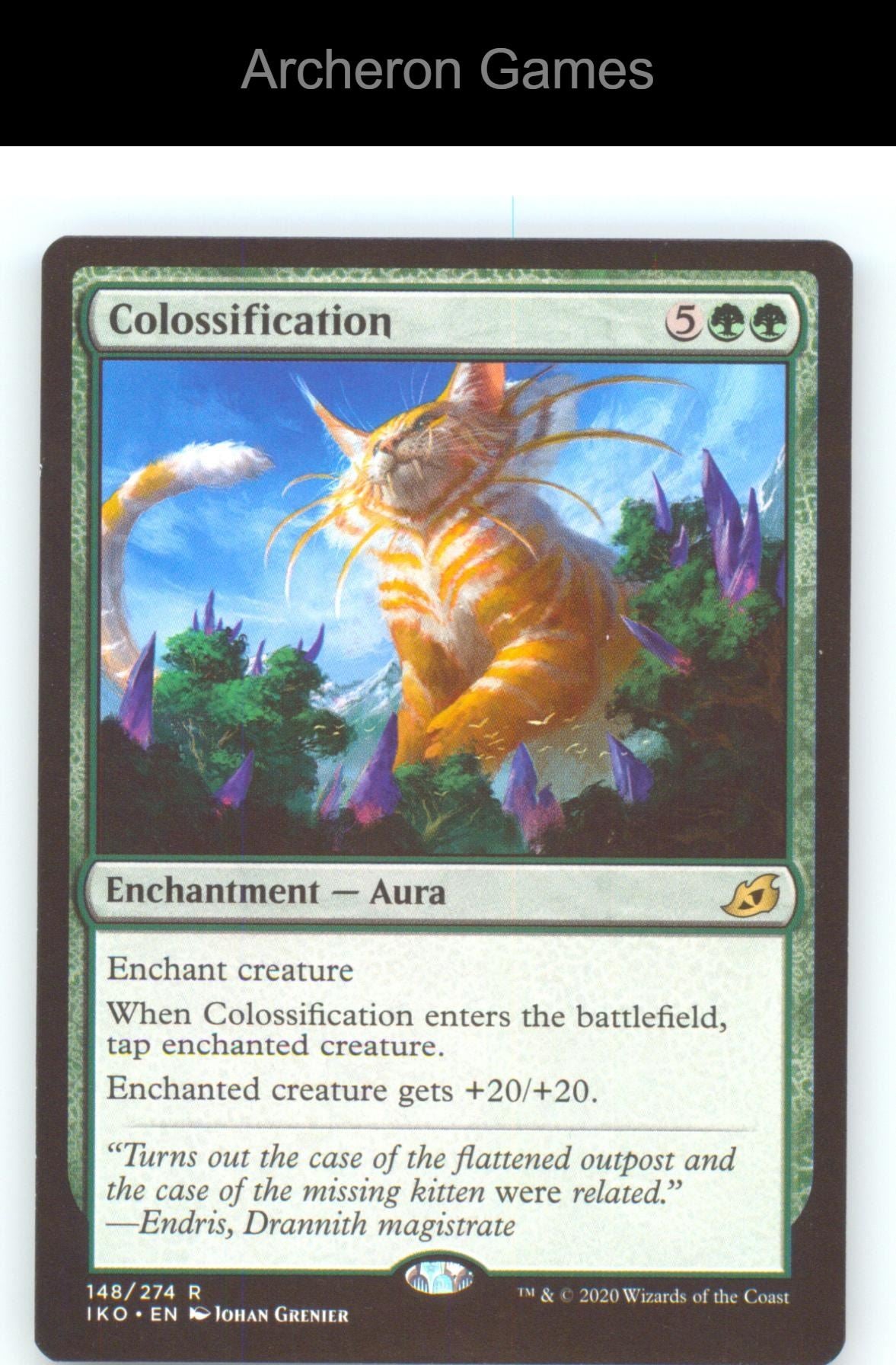 Colossification IKO 148 R MTG Card NM/EX+
