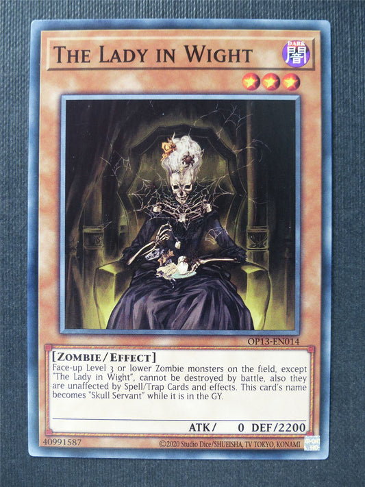 The Lady in Wight OP13 - Yugioh Card #3CC